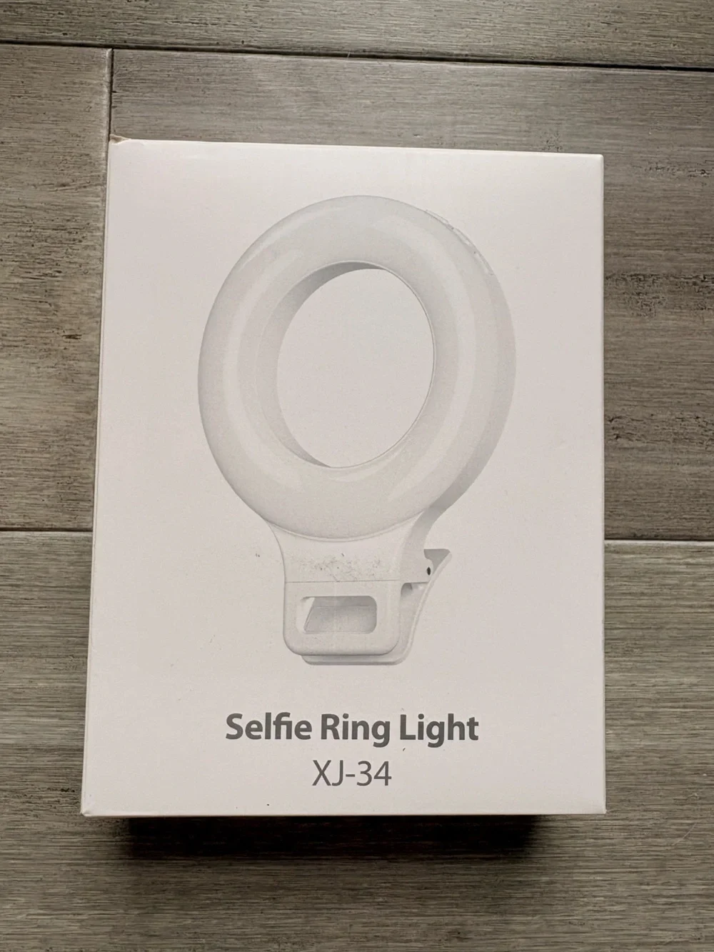 NWT Clip on Ring Light, Kimwood Rechargeable 60 LED Selfie Ring Light